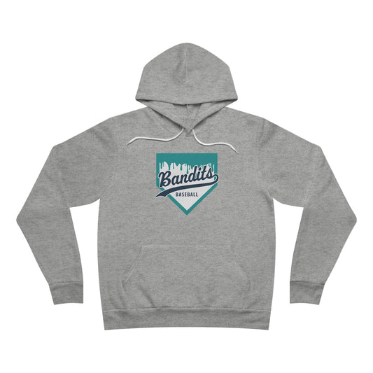 Bandits Baseball 'Drip' Sponge Unisex Fleece Hooded Sweatshirt