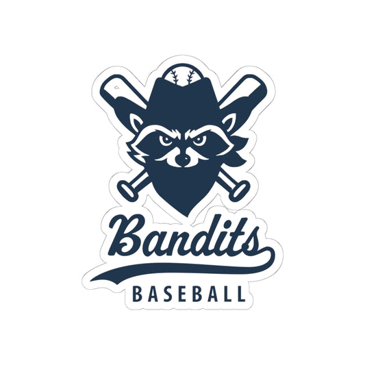 Baseball  Bandits 'Raccoon Vintage' Kiss-Cut Stickers
