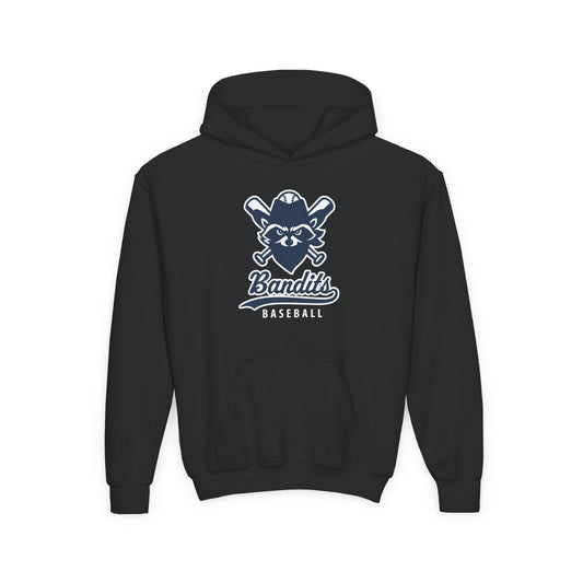 Bandits Baseball 'Raccoon Vintage' Youth Hooded Sweatshirt