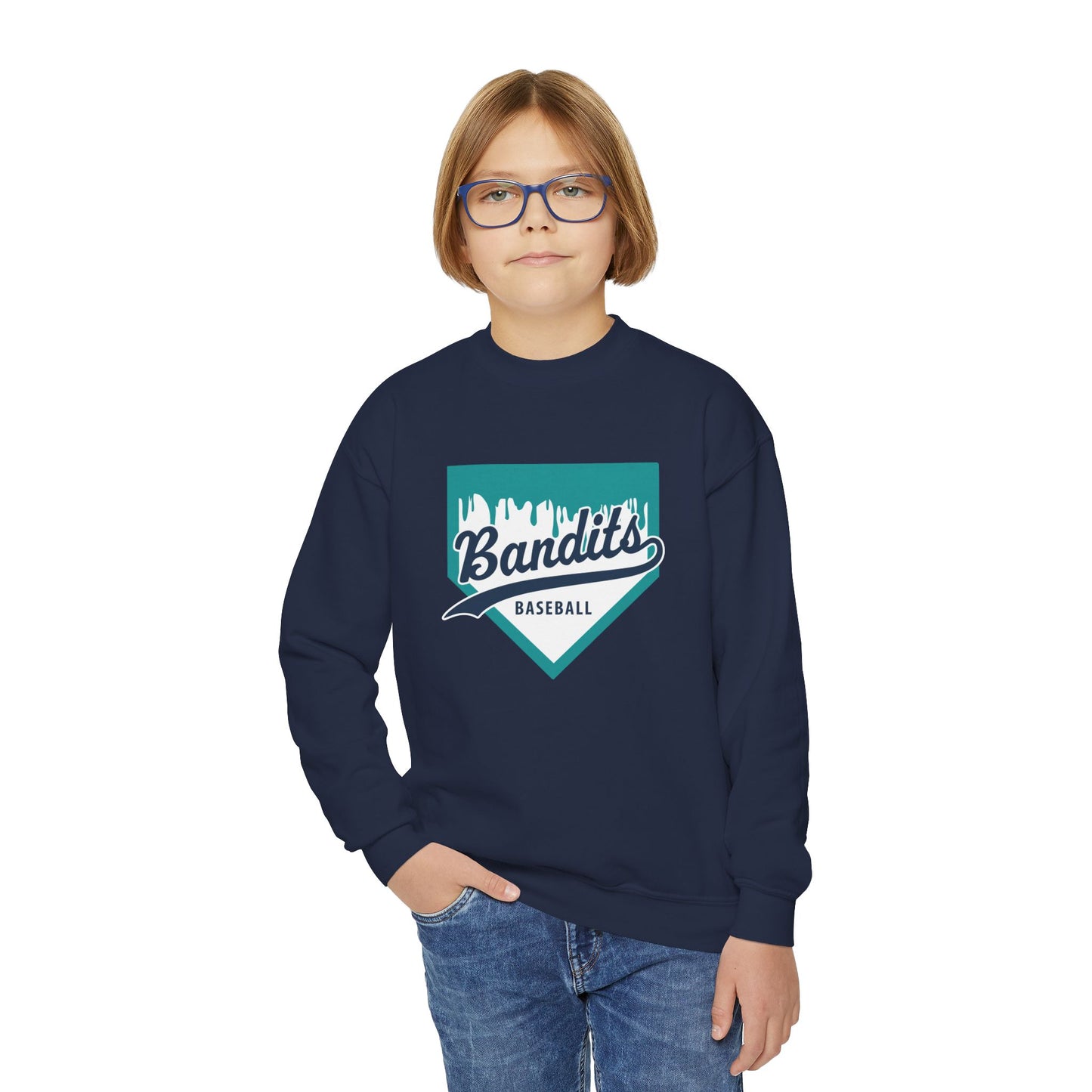 Bandit Baseball 'Drip' Youth Crewneck Sweatshirt