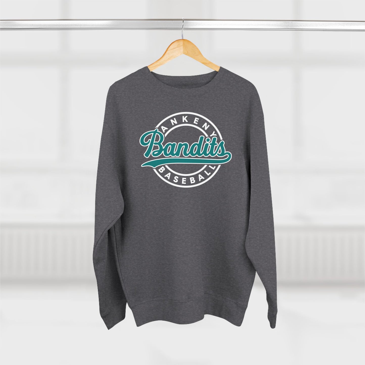 Bandit Baseball Unisex 'Vintage' Crewneck Sweatshirt
