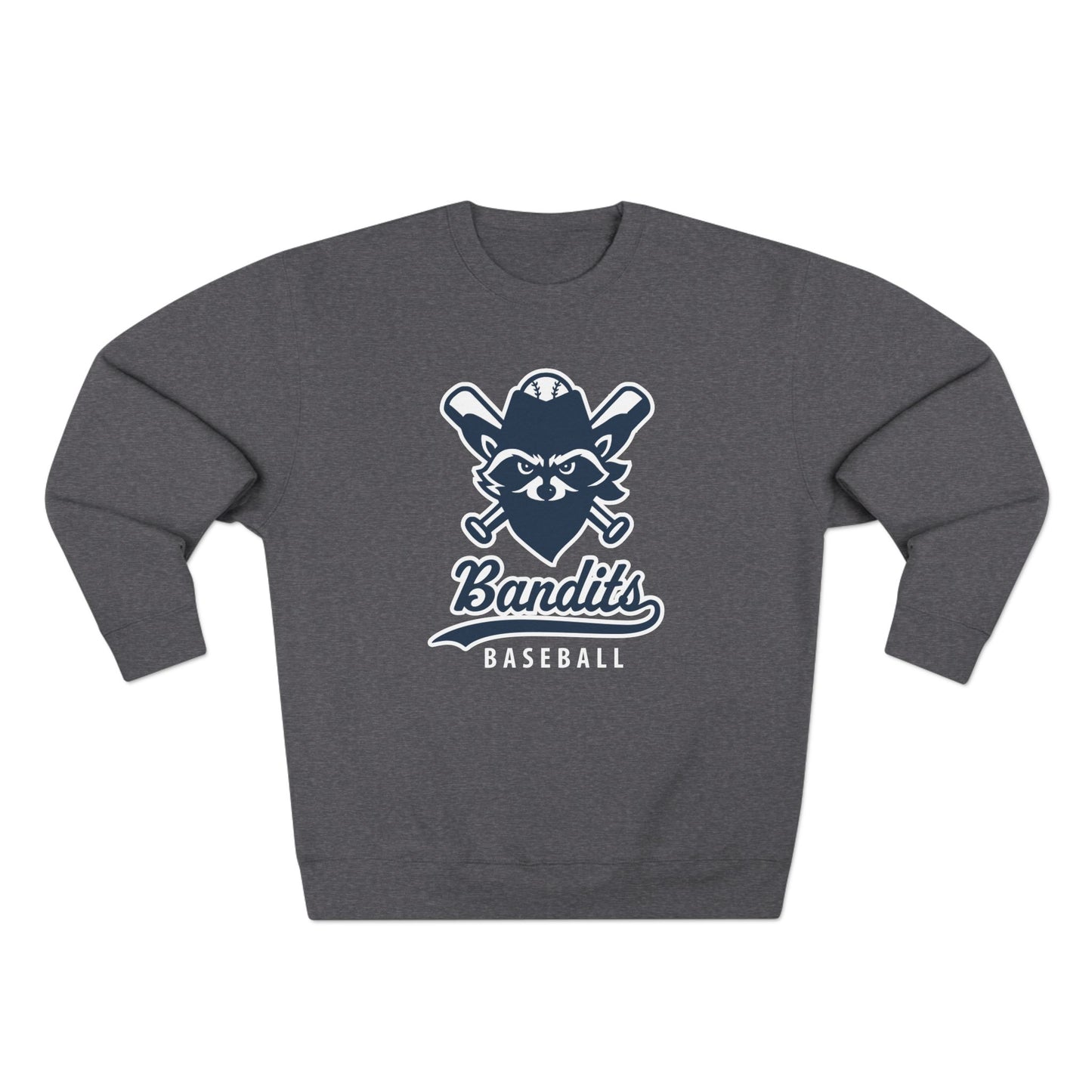 Bandit Baseball Unisex 'Vintage Raccoon' Crewneck Sweatshirt