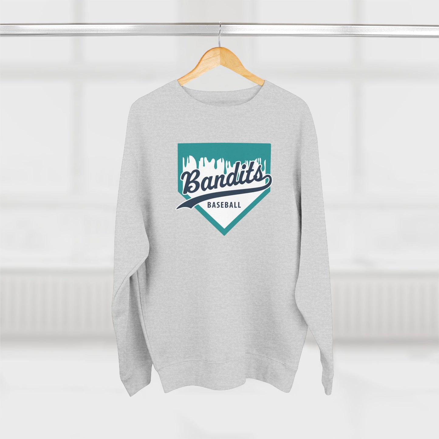 Bandit Baseball Unisex 'Drip' Crewneck Sweatshirt