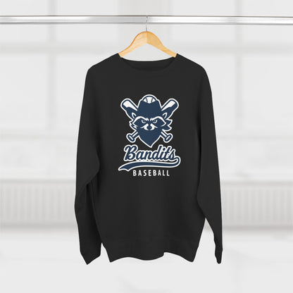 Bandit Baseball Unisex 'Vintage Raccoon' Crewneck Sweatshirt