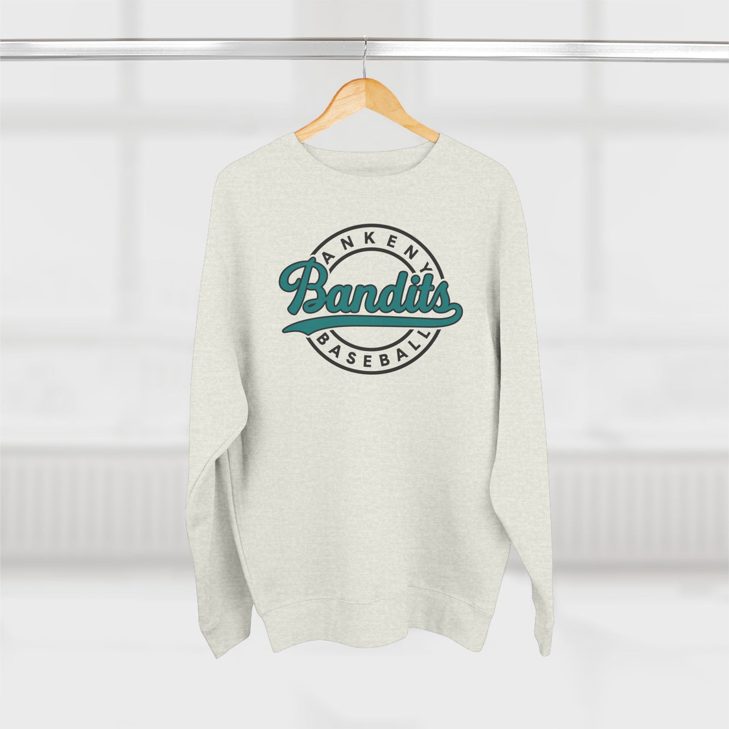 Bandit Baseball Unisex 'Vintage' Crewneck Sweatshirt
