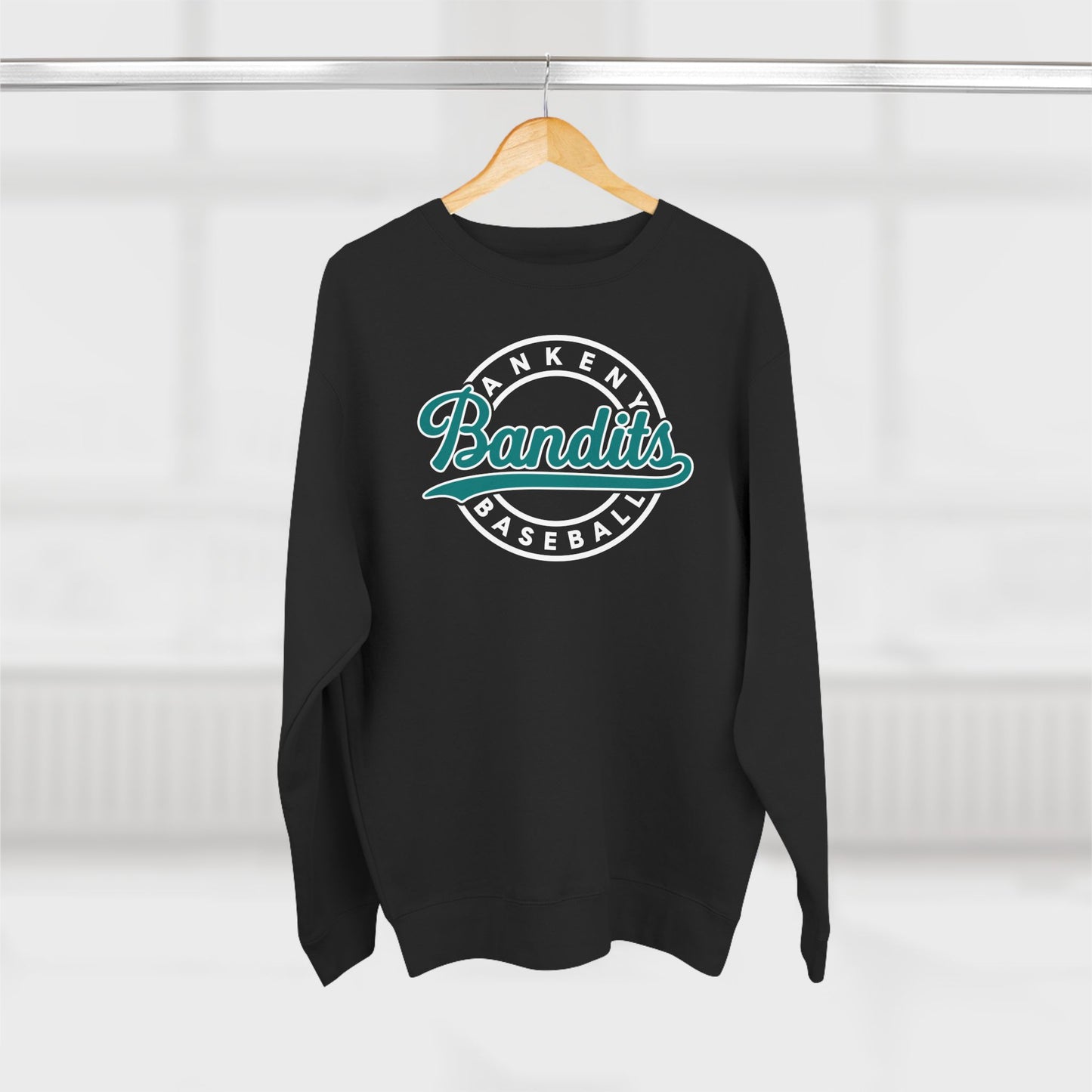 Bandit Baseball Unisex 'Vintage' Crewneck Sweatshirt
