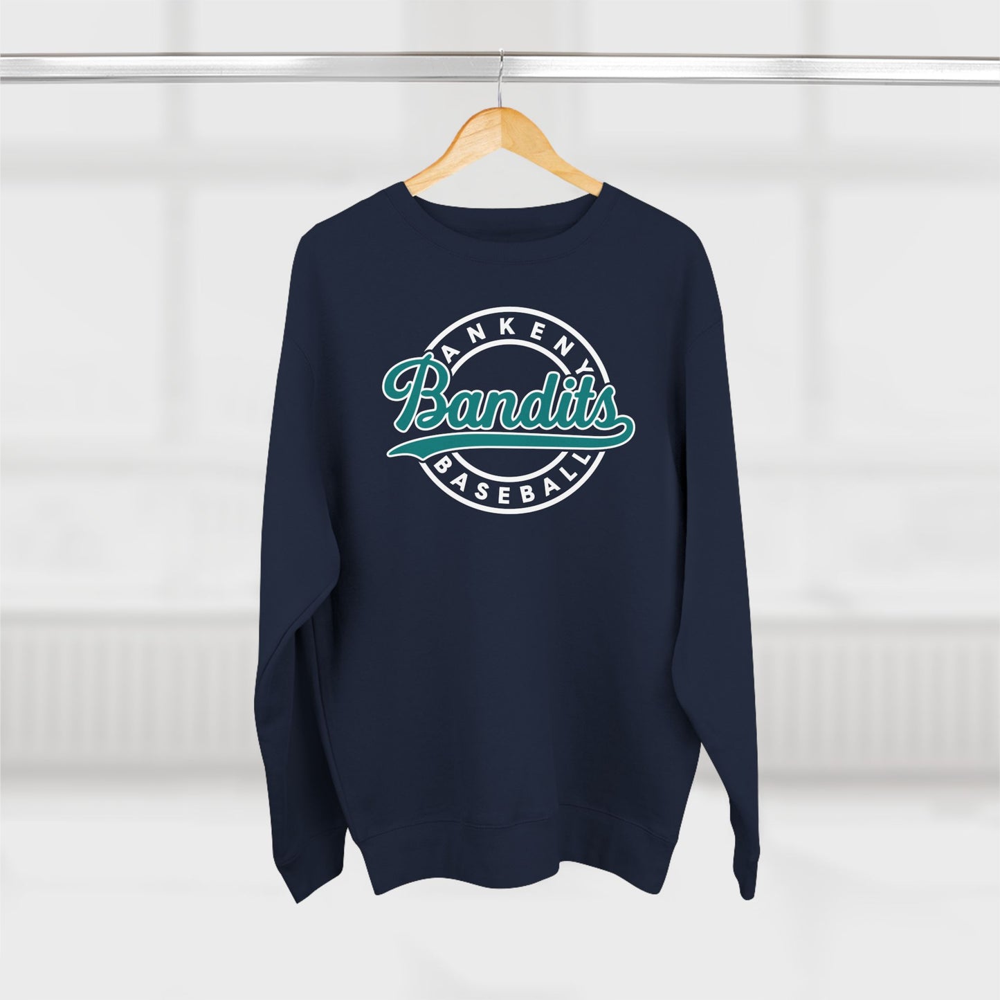 Bandit Baseball Unisex 'Vintage' Crewneck Sweatshirt