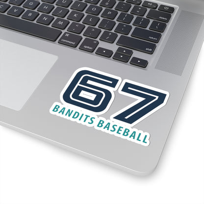 Baseball  Bandits '67' Kiss-Cut Stickers