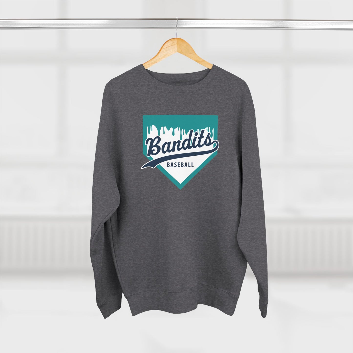 Bandit Baseball Unisex 'Drip' Crewneck Sweatshirt