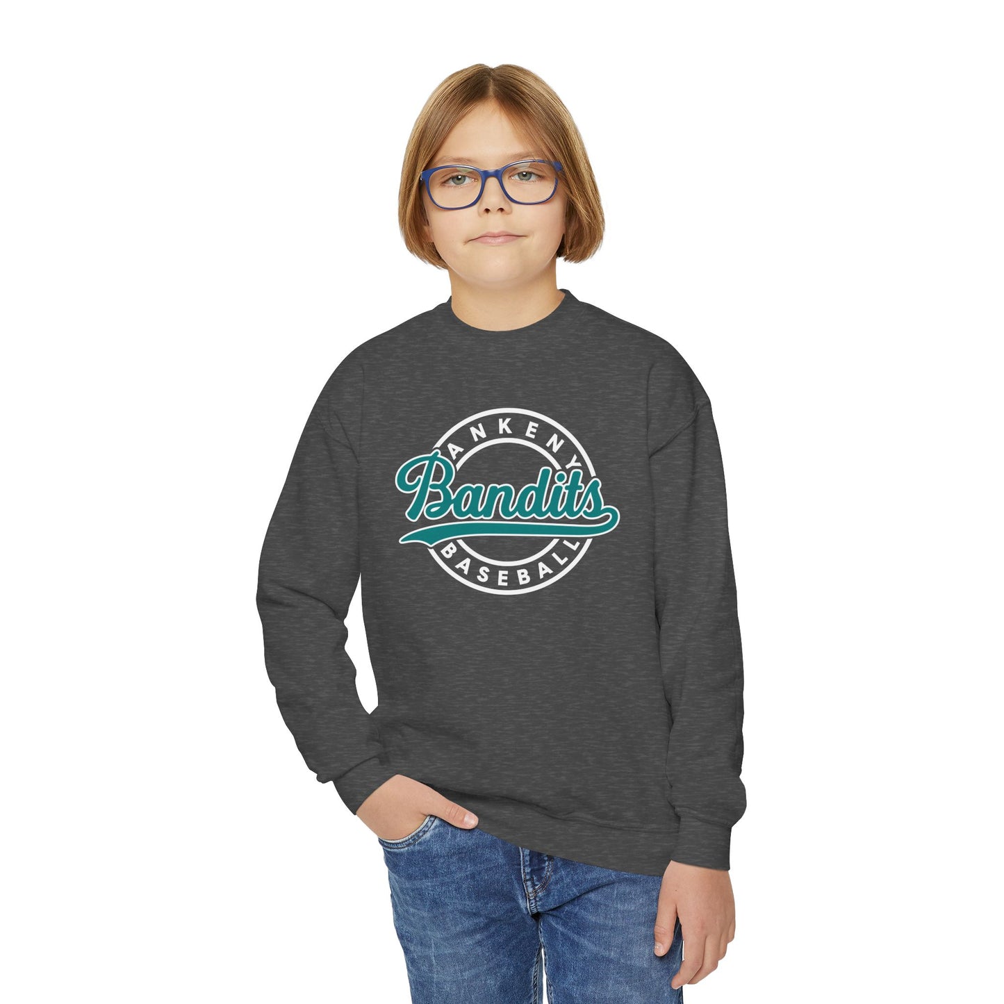Bandit Baseball 'Vintage' Youth Crewneck Sweatshirt
