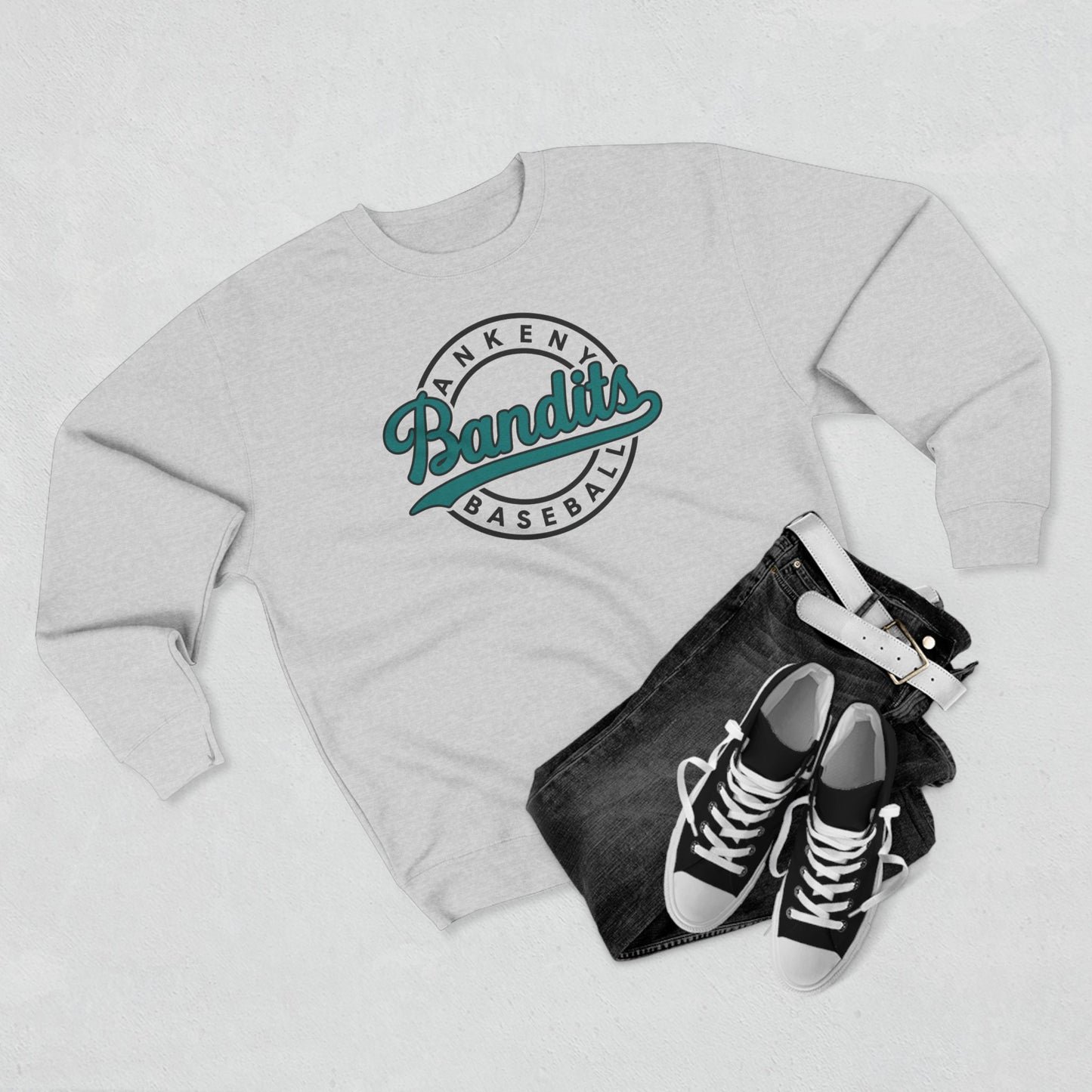 Bandit Baseball Unisex 'Vintage' Crewneck Sweatshirt