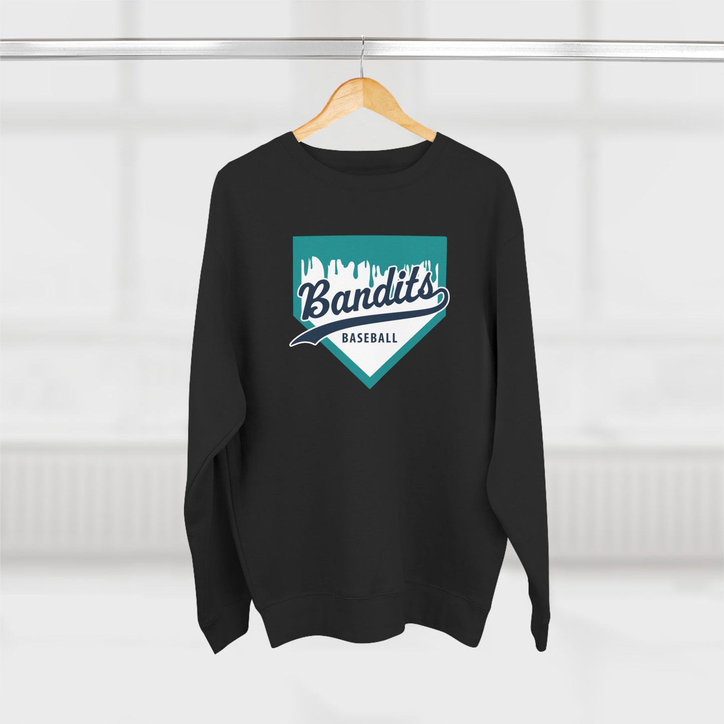 Bandit Baseball Unisex 'Drip' Crewneck Sweatshirt