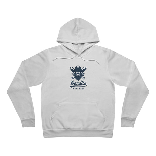 Bandits Baseball 'Raccoon Vintage' Sponge Unisex Fleece Hooded Sweatshirt