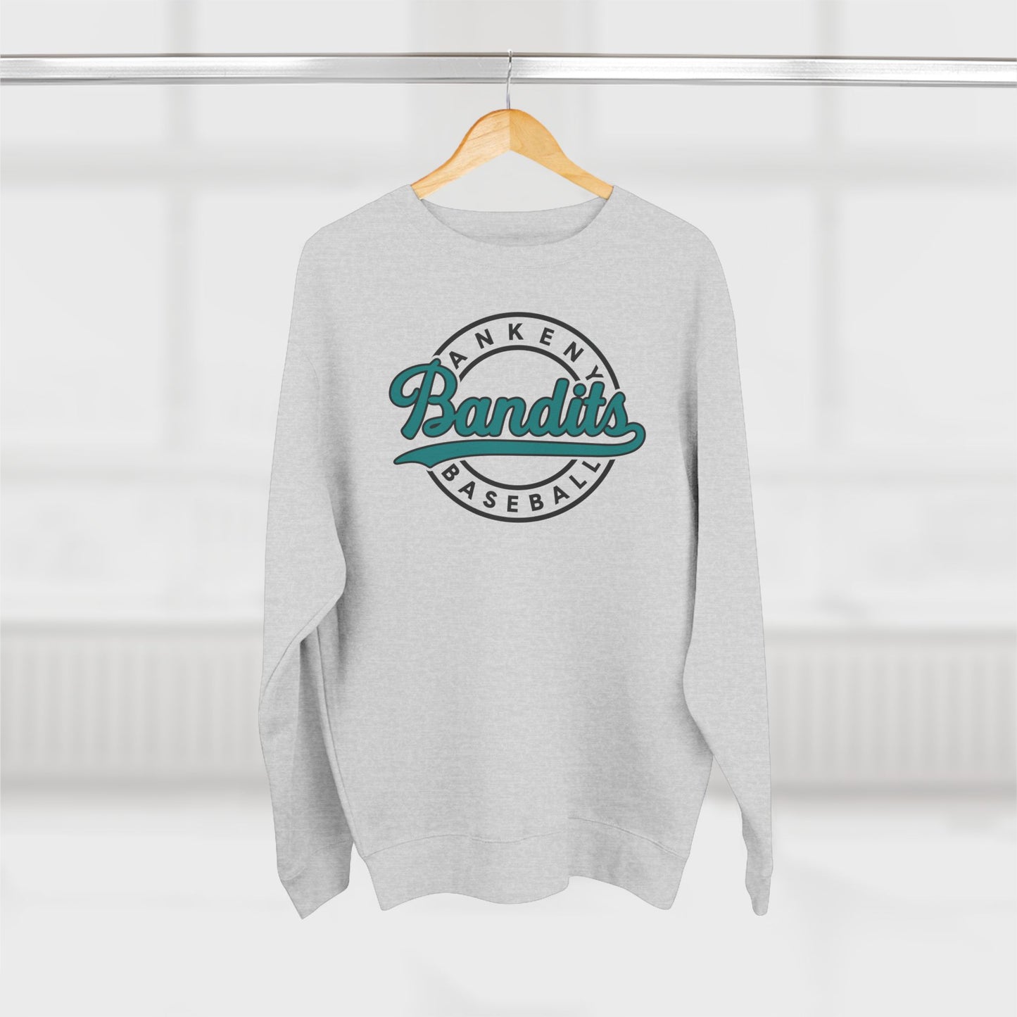 Bandit Baseball Unisex 'Vintage' Crewneck Sweatshirt