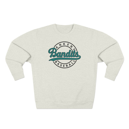 Bandit Baseball Unisex 'Vintage' Crewneck Sweatshirt