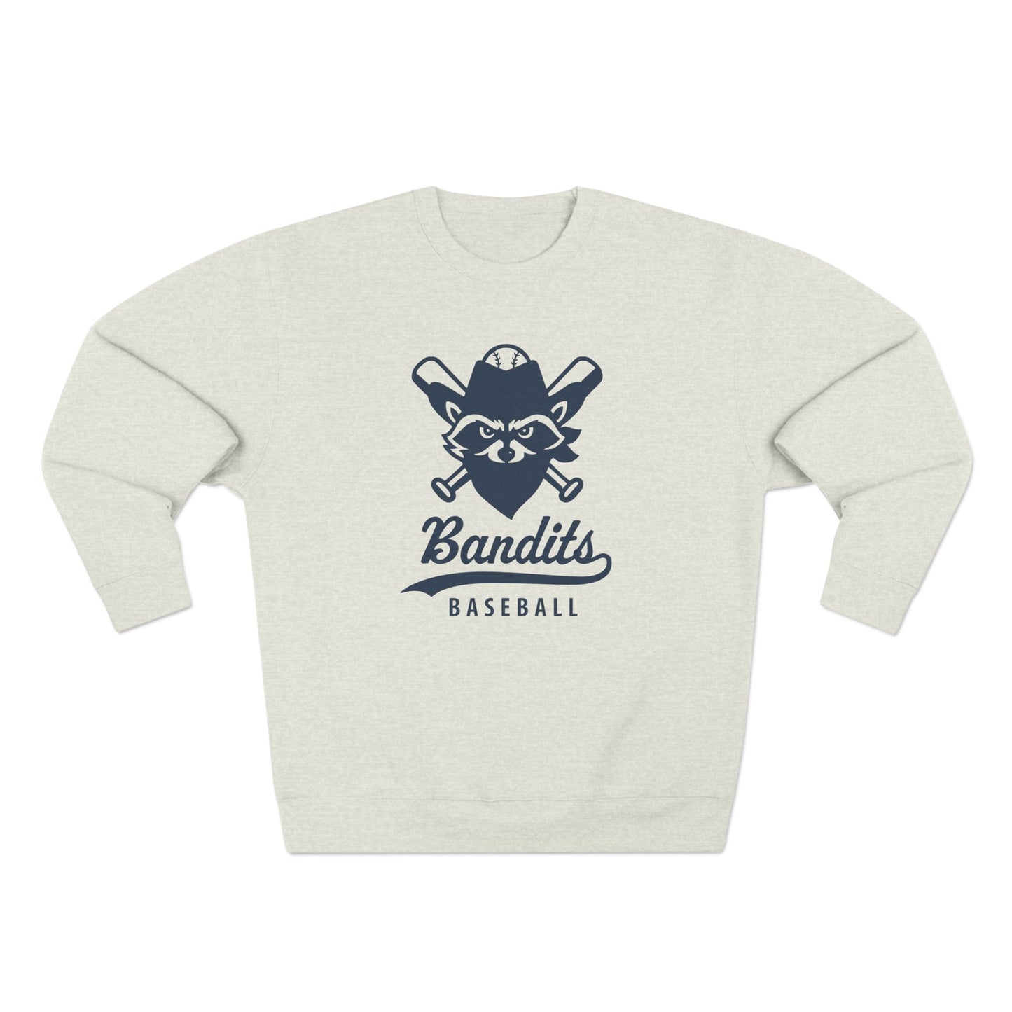 Bandit Baseball Unisex 'Vintage Raccoon' Crewneck Sweatshirt