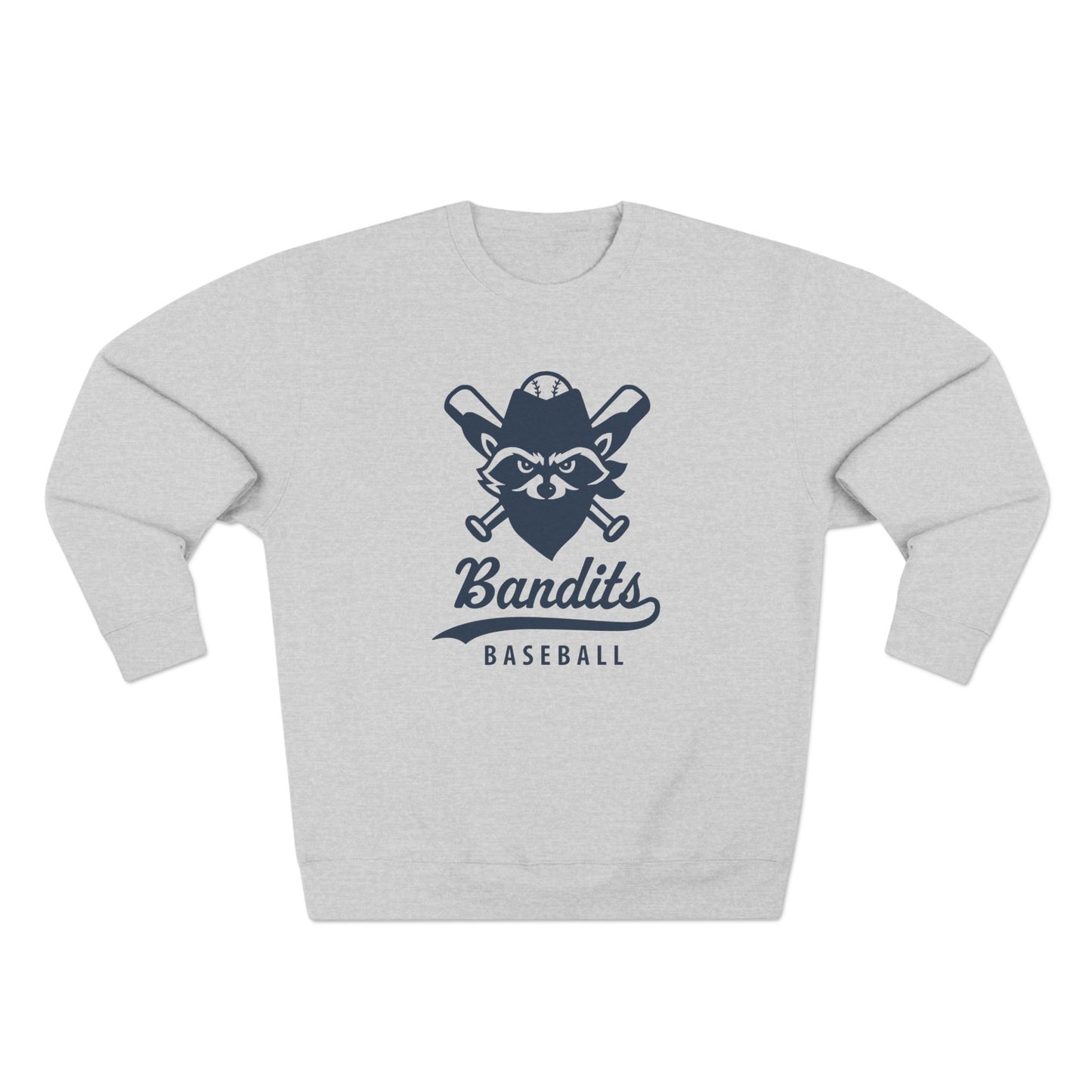 Bandit Baseball Unisex 'Vintage Raccoon' Crewneck Sweatshirt